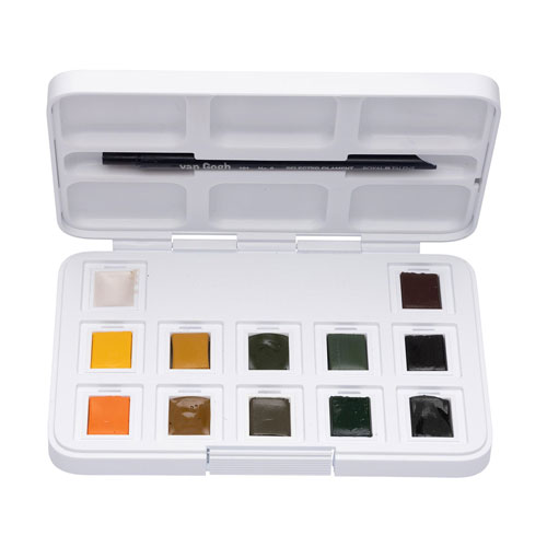 Acuarelas Royal Talens Van Gogh Shades Of Nature Caja Con Pastillas