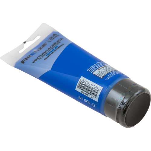 Pintura Acrílica Firenze 100 Ml Azul Primario Papelería lumen