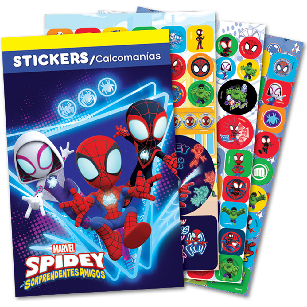 Block De Stickers Spidey Granmark Planillas Papeler A Lumen