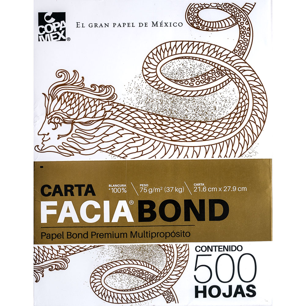 Bond Facia Tamaño Carta Papelería Lumen