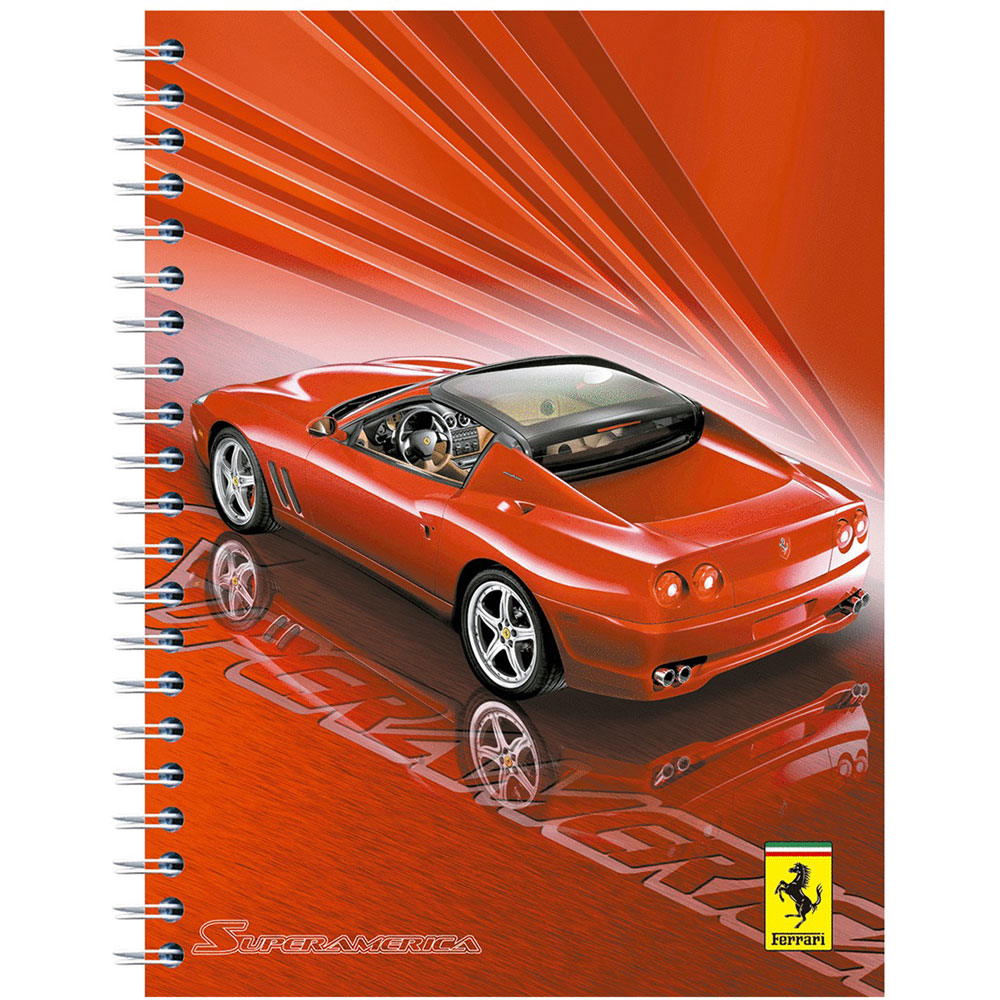 Cuaderno Profesional Norma Ferrari Pasta Gruesa Doble Arillo Cuadro