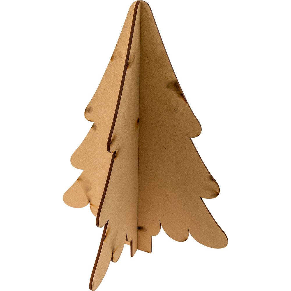 Figura Madera Mdf Rbol Navidad Cm D