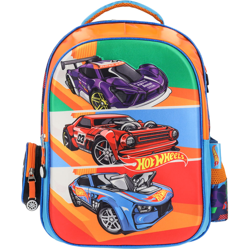 Mochila Hot Wheels Azul Yadatex Escolar Papeler A Lumen