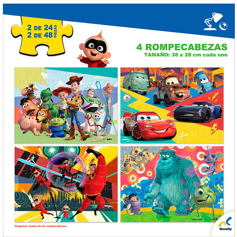 Rompecabezas Novelty 4 1 Pixar Con 60 Piezas