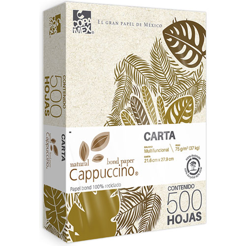 PAPEL BOND CAPPUCCINO DE 75 G TAMAÑO CARTA