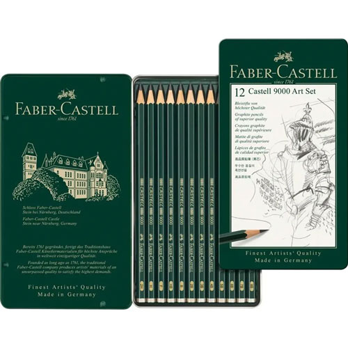 LÁPICES FABER-CASTELL 9000 ART SET CON 12