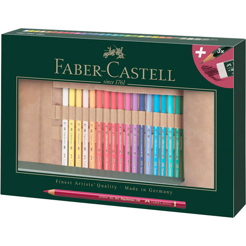 Lapices Faber-Castell Polychromos Estuche de Madera con 48 colores