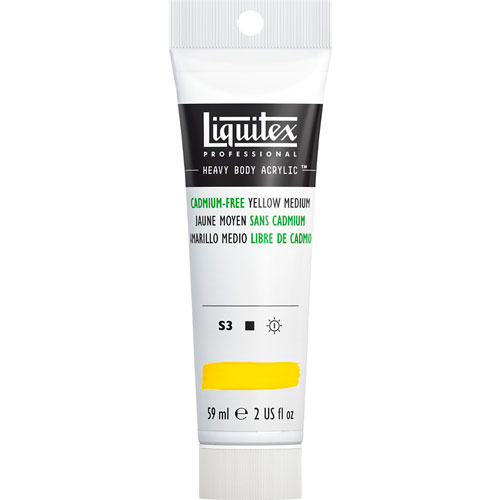 Foto de Acrilico Liquitex Hb 59ml amarillo Medio Libre De Cadmio # 890 