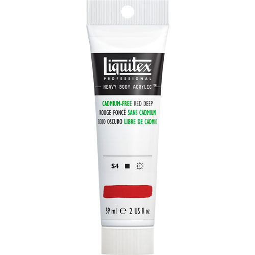 Foto de Acrilico Liquitex Hb 59ml rojo Obscuro Libre De Cadmio # 895 