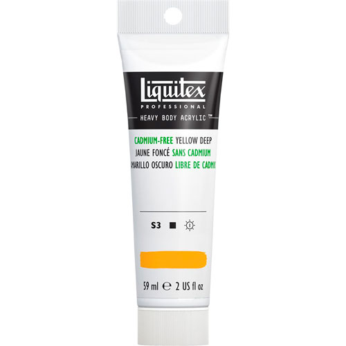Foto de Acrilico Liquitex Heavy Body # 891 amarillo oscuro 