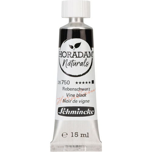 Foto de Pintura Acuarela Schmincke Horadam Naturals Negro Vid 15 ML 