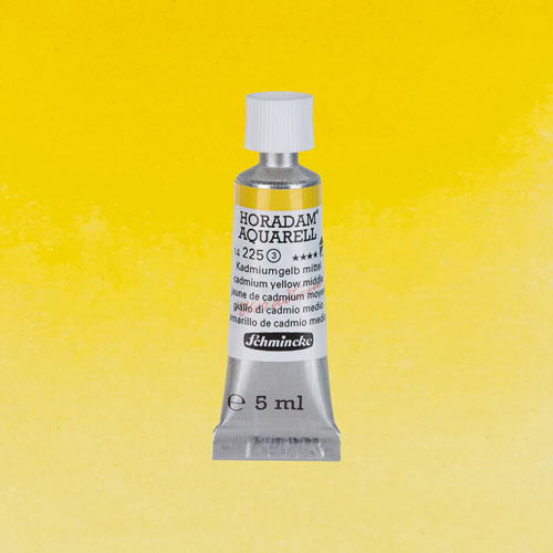 Foto de Pintura Acuarela Schmincke Horadam Amarillo Cadmio Medio S3 5 ML 