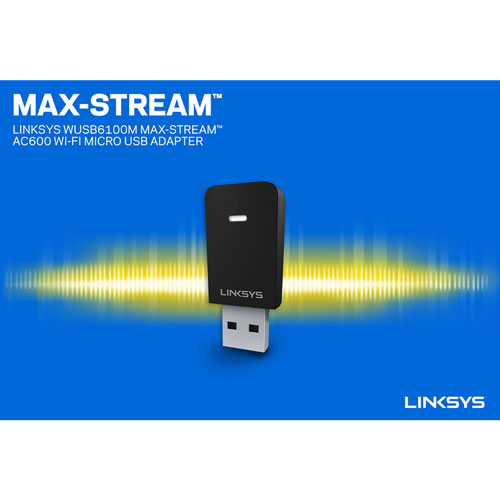 ADAPTADOR LINKSYS WUSB6100M MICRO USB AC600 Papelería Lumen