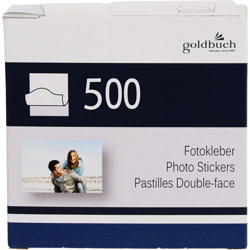 Foto de Adhesivo para Foto Album Goldbuch Para Foto 9X9Cm Con 500 piezas 