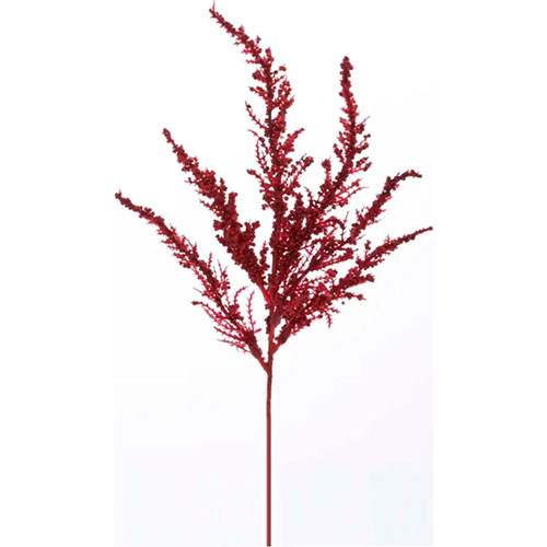 Foto de Adorno navideño Ksa rama roja 33 cm 