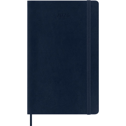 Foto de Agenda 2026 Grande Azul Zafiro Semanal Pasta Suave 