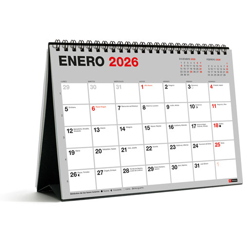 Foto de Agenda 2026 Mesa Para Escribir Basic 15X21Cm A5 