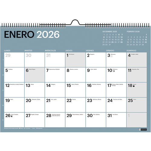 Foto de Agenda 2026 Pared Chromat 30X42Cm A3 