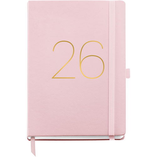 Foto de Agenda 2026 Plus Chester Rig Rosa 16X22Cm Vista Diaria 