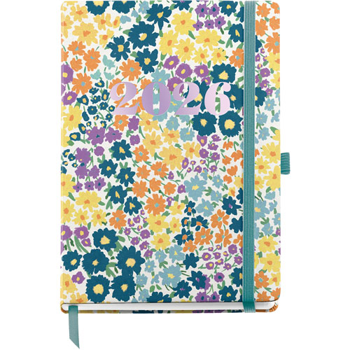 Foto de Agenda 2026 Plus Flowers 16X22Cm Vista Diaria 