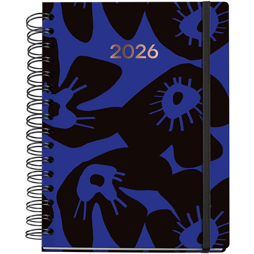 Foto de Agenda 2026 Plus W-O Midnight Marguerita 19X22Cm Vista Diaria 