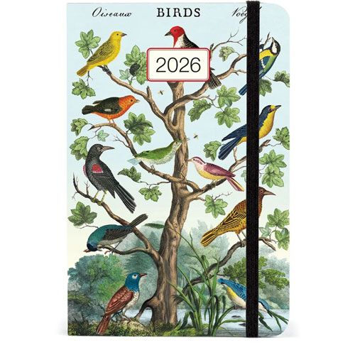 Foto de Agenda Cavallini 10X15Cm Birds Wek Plan 26 
