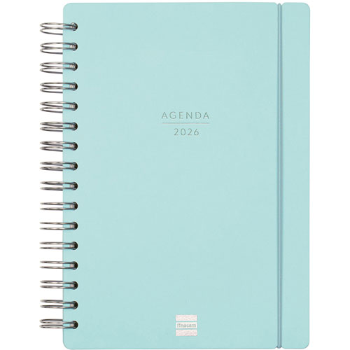 Foto de Agenda Ejecutiva Finocam Haiku Azul 18X22Cm Semana A La Vista Horizontal 26 