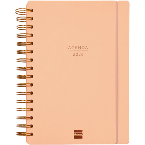 Foto de Agenda Ejecutiva Finocam Haiku Copal 18X22Cm Semana A La Vista Horizontal 26 