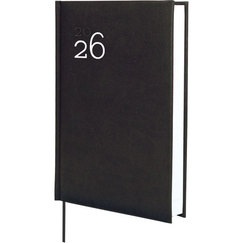 Foto de Agenda Ejecutiva Finocam Milano Negro 14X21Cm Día Por Página 26 