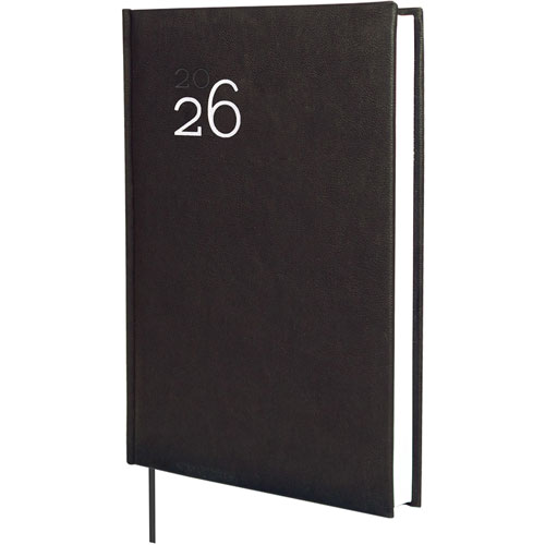 Foto de Agenda Ejecutiva Finocam Milano Negro 17X24Cm Día Por Página 26 