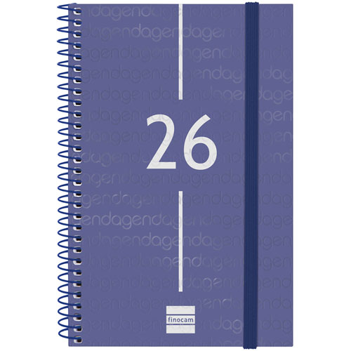 Foto de Agenda Ejecutiva Finocam Year Azul 12X18Cm Semana A La Vista Horizontal 26 