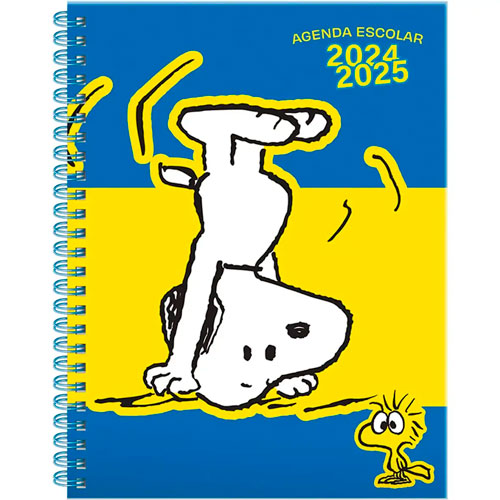 Foto de Agenda escolar Snoopy Danpex 24/25 Azul con Amarillo 