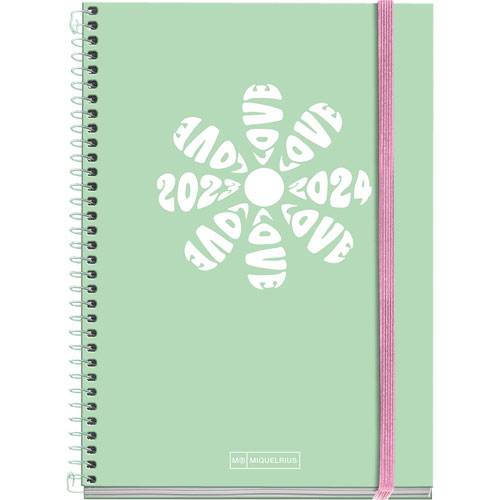 Foto de Agenda Escolar Miquelrius Flower Love 15x21.3cm Semana A La Vista 23/24 