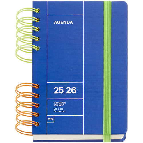 Foto de Agenda Escolar Mqr Activa B2B Dia Por Pagina 25/26 Azul 
