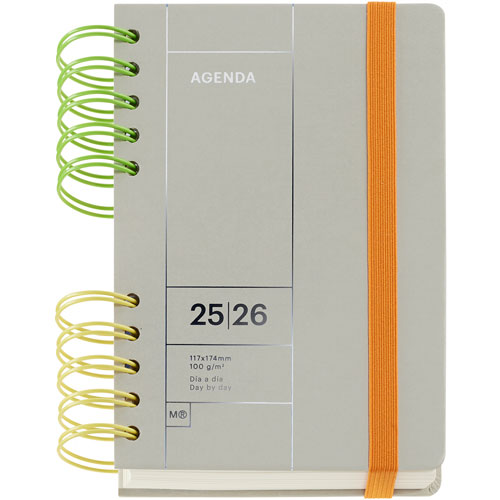Foto de Agenda Escolar Mqr Activa B2B Dia Por Pagina 25/26 Gris 
