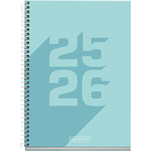 Foto de Agenda Escolar Mqr Plus Basic Semana A La Vista 25/26 Azul 