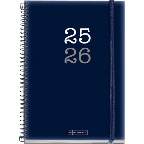 Foto de Agenda Escolar Mqr Plus Coll Semana A La Vista 24/25 Azul 