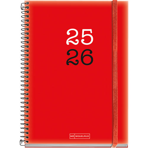 Foto de Agenda Escolar Mqr Plus Coll Semana A La Vista 24/25 Rojo 