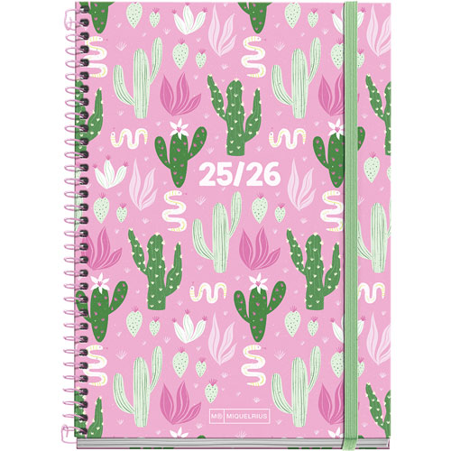 Foto de Agenda Escolar Mqr Plus Teen Pink Desert 15.4X21.5 Semana A La Vista 24/25 