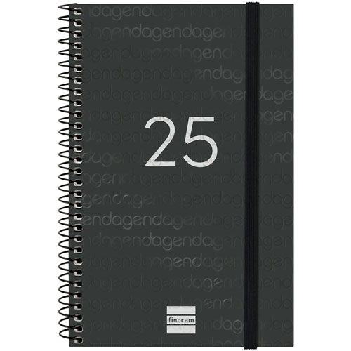 Foto de Agenda Finocam Year Ejecutiva Semanal 12x18.1cm Negro 