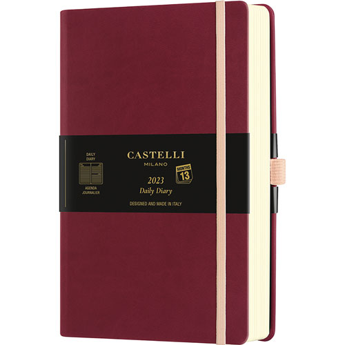 Foto de Agenda juvenil Castelli Black Cherry 13X21cm 