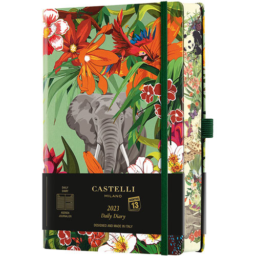Foto de Agenda juvenil Castelli Elefante 13x21cm 