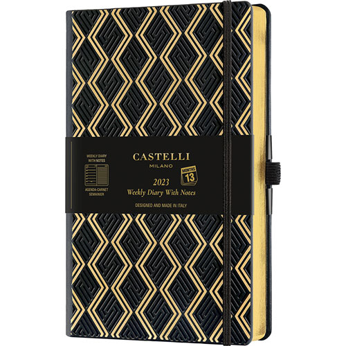 Foto de Agenda juvenil Castelli Greek Gold13x21 cm 