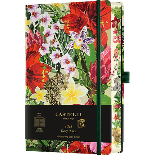 Foto de Agenda juvenil Castelli Leopardo 13X21cm 