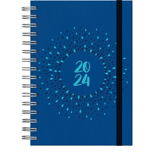Foto de Agenda Juvenil Castelli Monza 15x21cm azul 