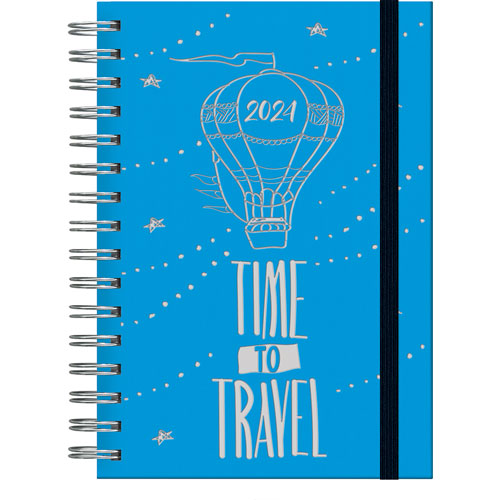 Foto de Agenda Juvenil Castelli Monza 15x21cm azul travel 