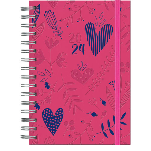 Foto de Agenda Juvenil Castelli Monza 15x21cm fucsia 