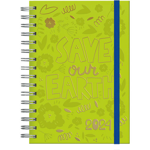 Foto de Agenda Juvenil Castelli Monza 15x21cm verde planet 