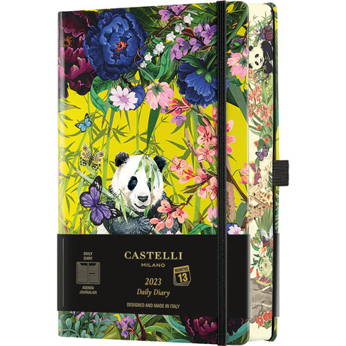 Foto de Agenda juvenil Castelli Panda 13x21cm 