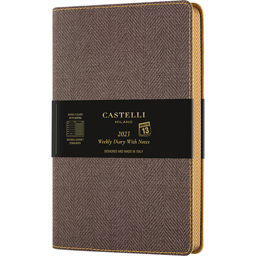 Foto de Agenda juvenil Castelli Tobacco 13x21cm 
